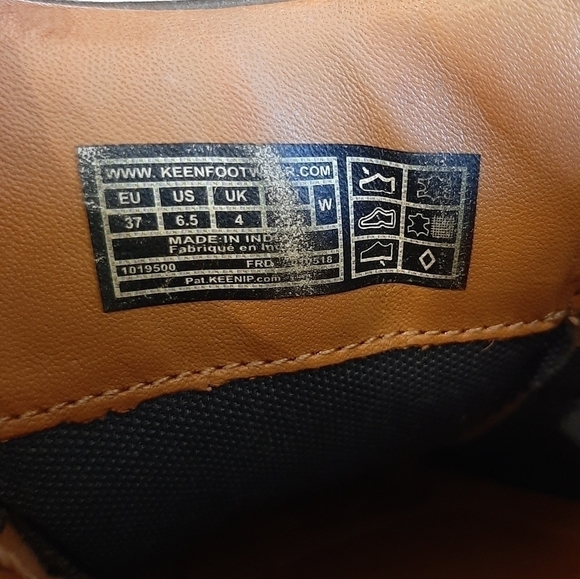 Keen 6.5 Presidio Leather Hiking Shoes Green Casual Oxfords Walking Gorpcore - Picture 7 of 7